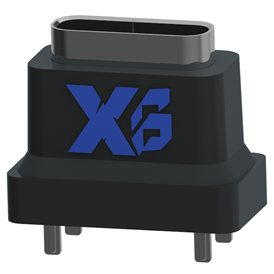 XB-TYPE C 16P-14 SMT vertical TYPE C socket height 10.5mm 16Pin waterproof Type C USB female seat SMT H=10.5mm